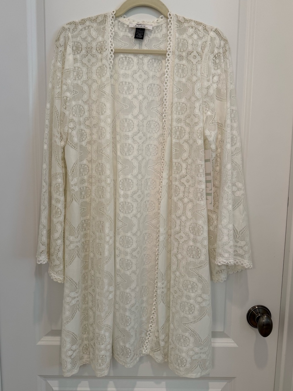 Lace Open-Front Kimono- NWT